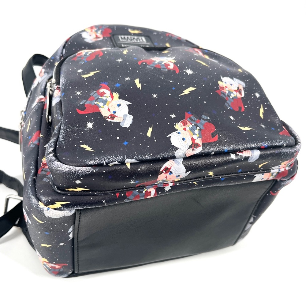 Loungefly Marvel Thor Chibi Galaxy Love and Thunder Mini Backpack - Picture 11 of 16